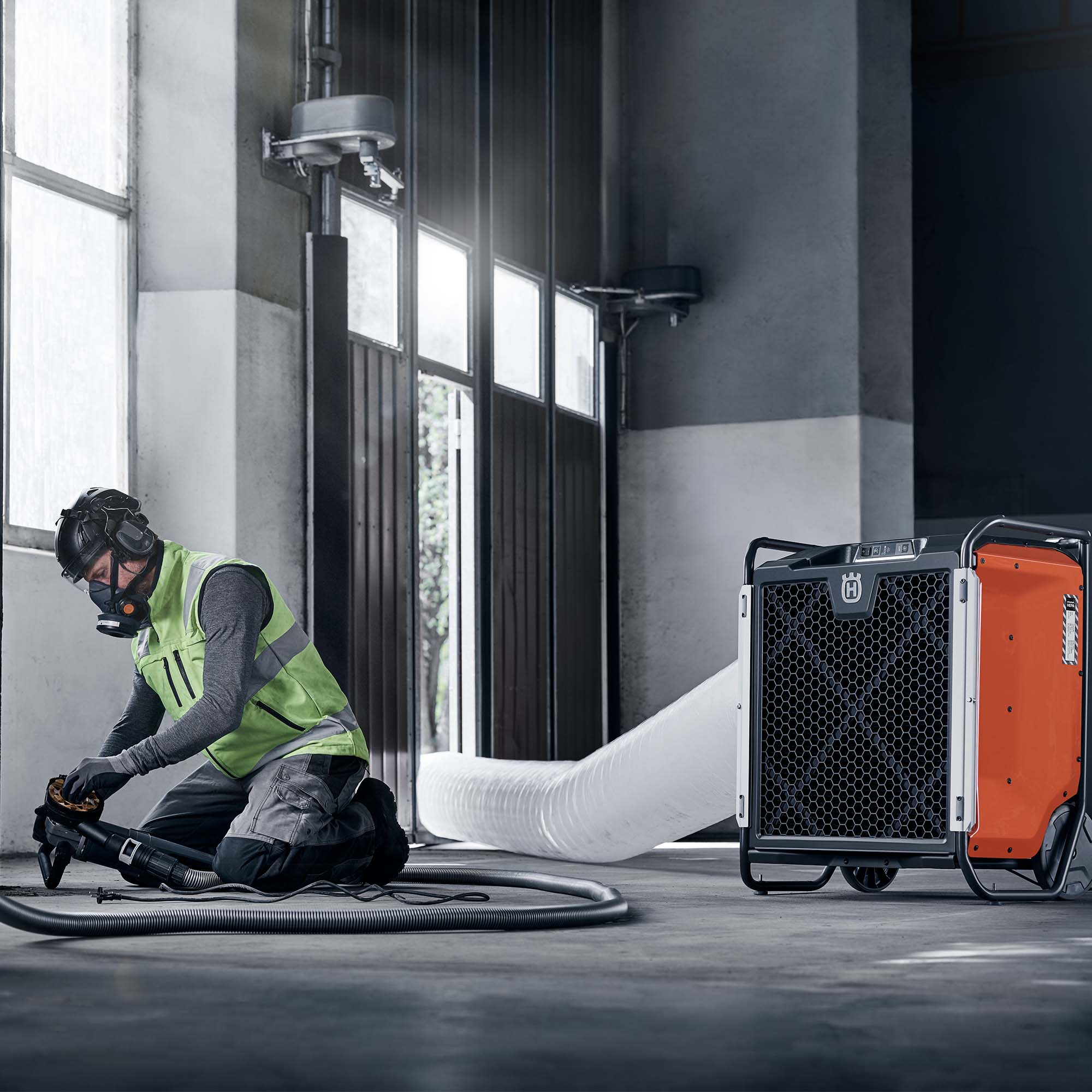 Longopac Folienschlauch für Husqvarna A25 Bau-Luftreiniger