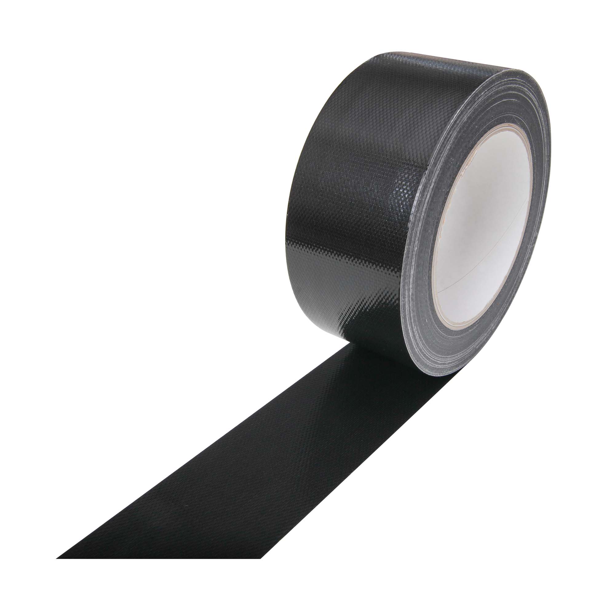 Gewebeklebeband-Plusausgerollt Gewebeklebeband schwarz PLUS Panzertape Gaffaband Panzerband 50 mm x 25 m