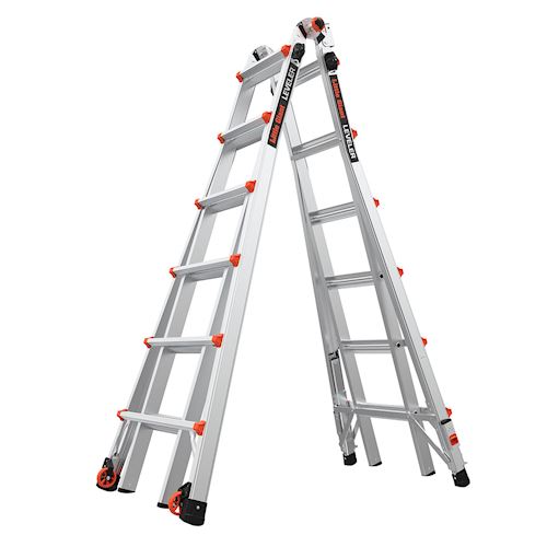 LEVELER Teleskopleiter 4x6 Sprossen Aluminium Little Giant LEVELER Teleskopleiter 4x6 Sprossen Aluminium Little Giant