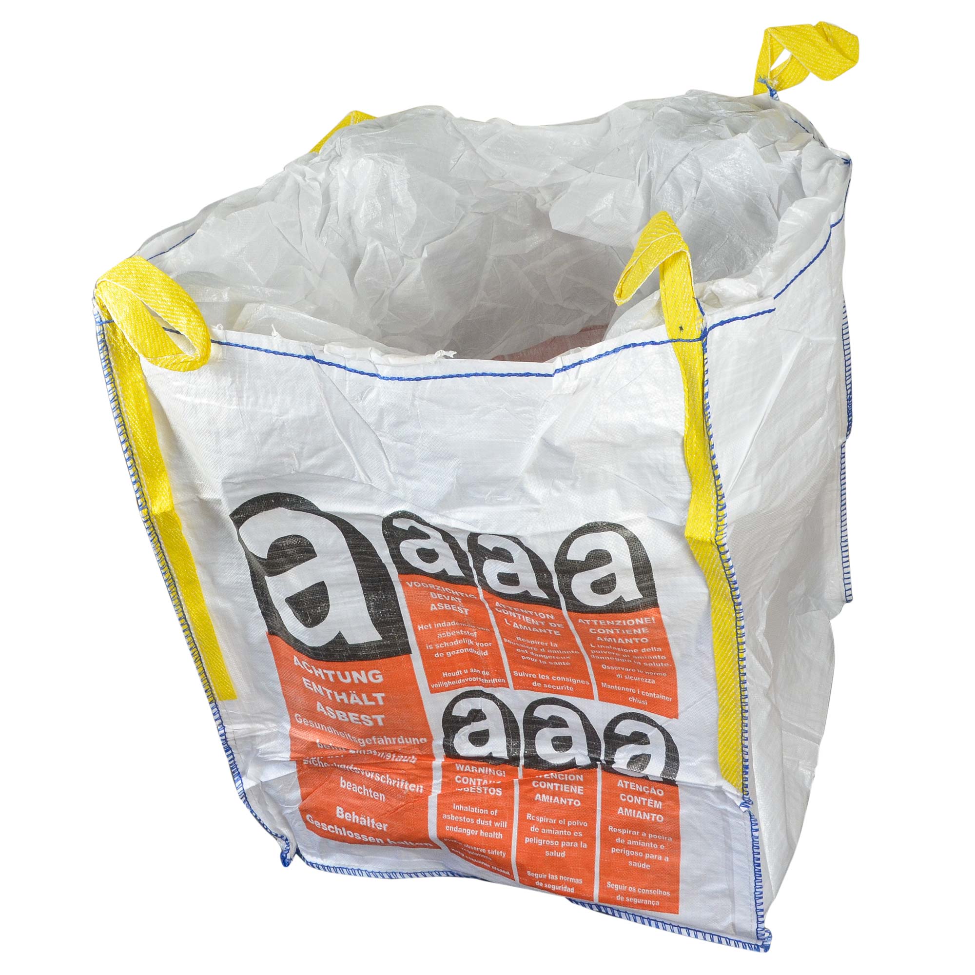 BigBag_Asbest_3_web BIG BAG Asbest 90 x 90 x 110 cm beschichtet mit Warndruck