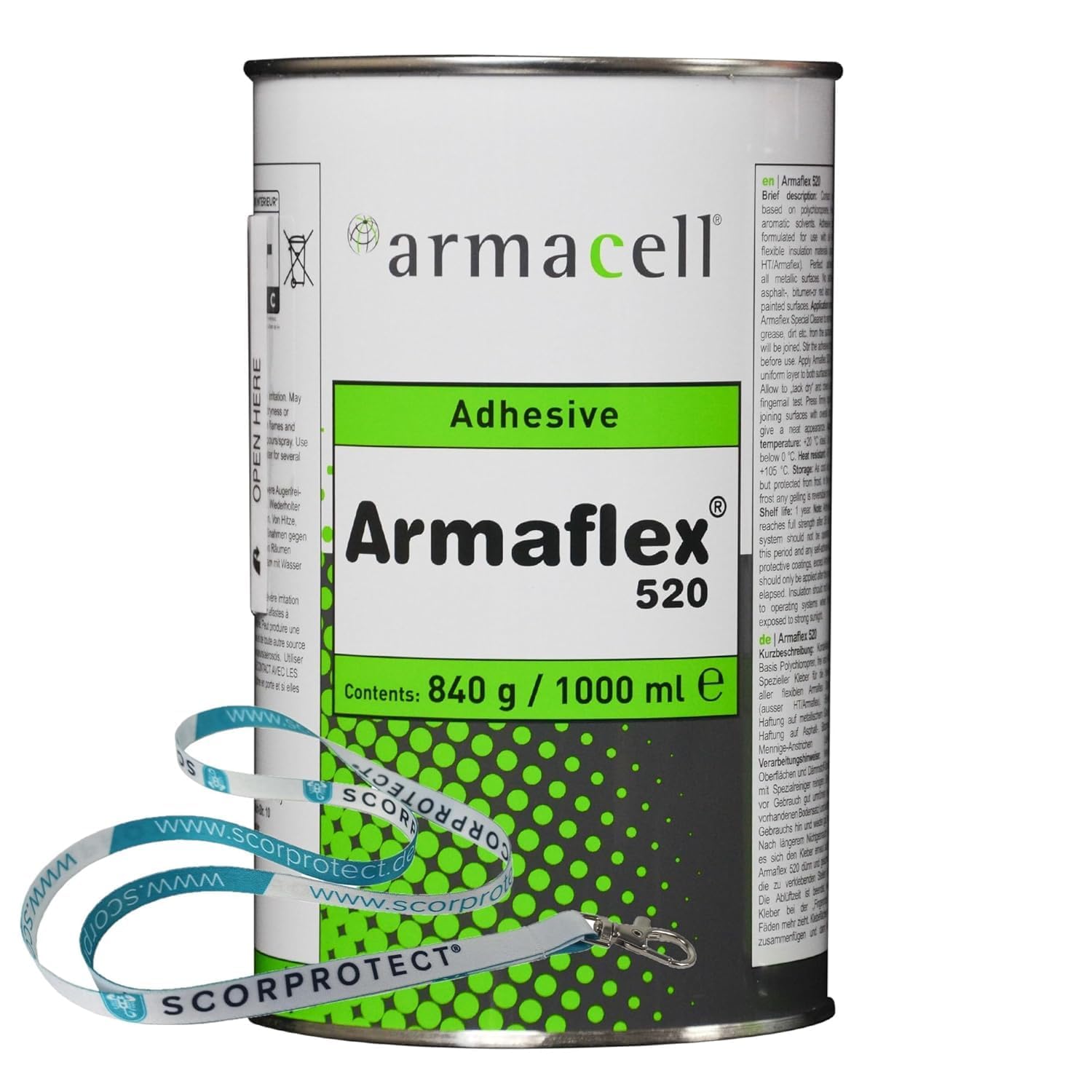 Armaflex Kleber 520 für Kautschuk-Platten und Schläuche 1,0 Liter Dose