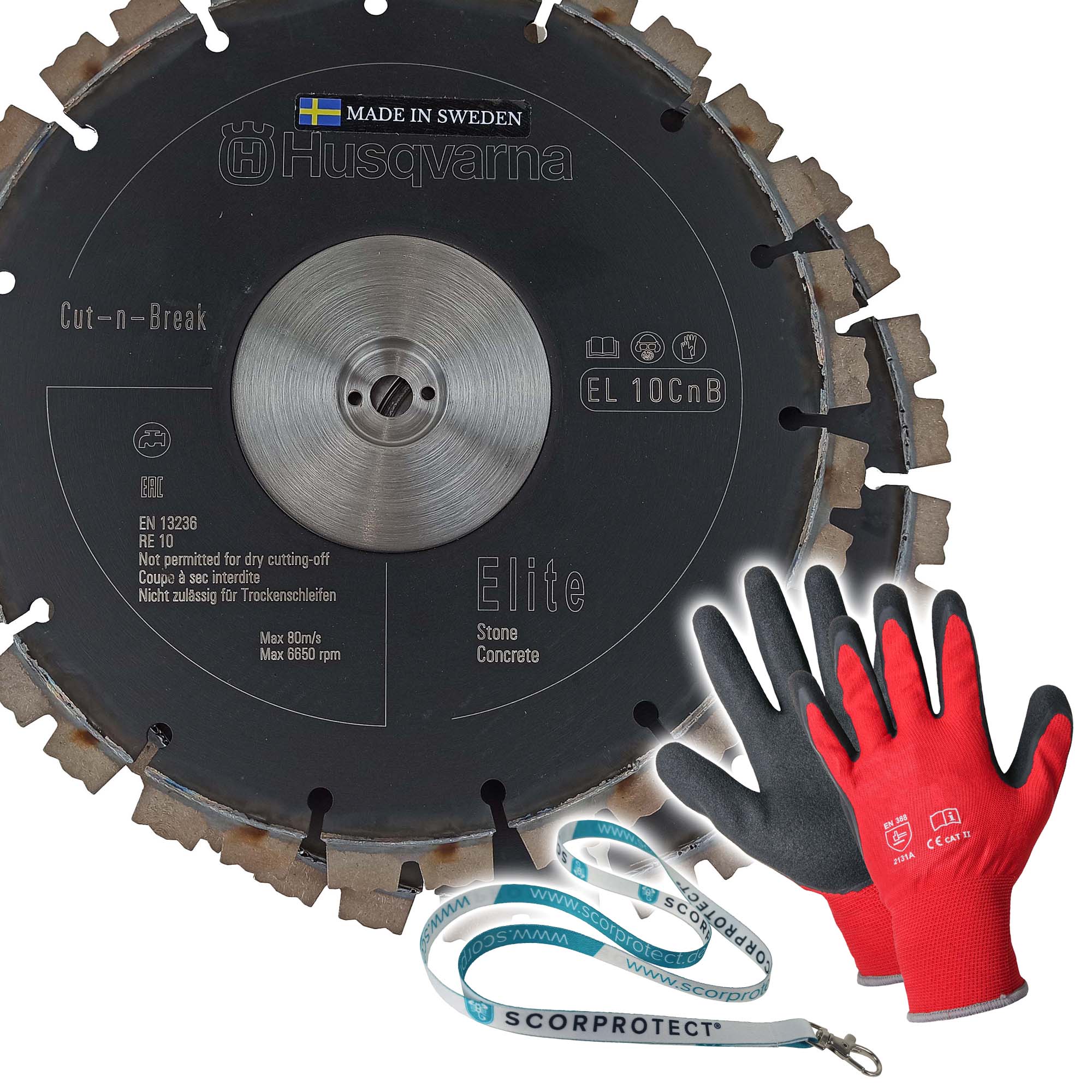 Original Elite Cut-N-Break Diamant-Trennscheiben-Set für Husqvarna Trennschleifer Original Elite Cut-N-Break Diamant-Trennscheiben-Set für Husqvarna Trennschleifer