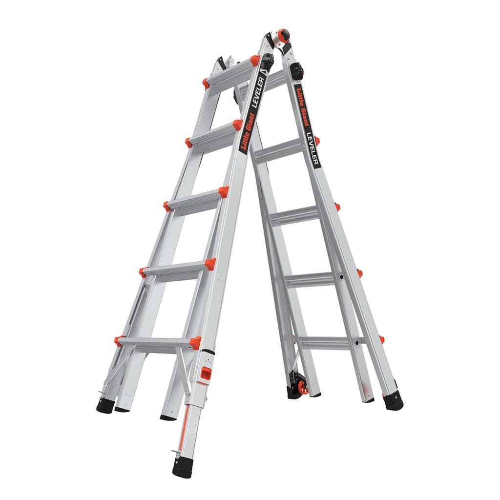 LEVELER Teleskopleiter 4x5 Sprossen Aluminium Little Giant LEVELER Teleskopleiter 4x5 Sprossen Aluminium Little Giant