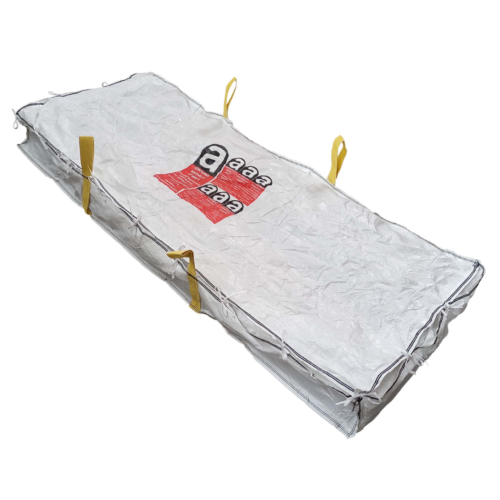 Asbest Plattenbag 260 x 125 x 30 cm beschichtet mit Warndruck Asbest Plattenbag 260 x 125 x 30 cm beschichtet mit Warndruck