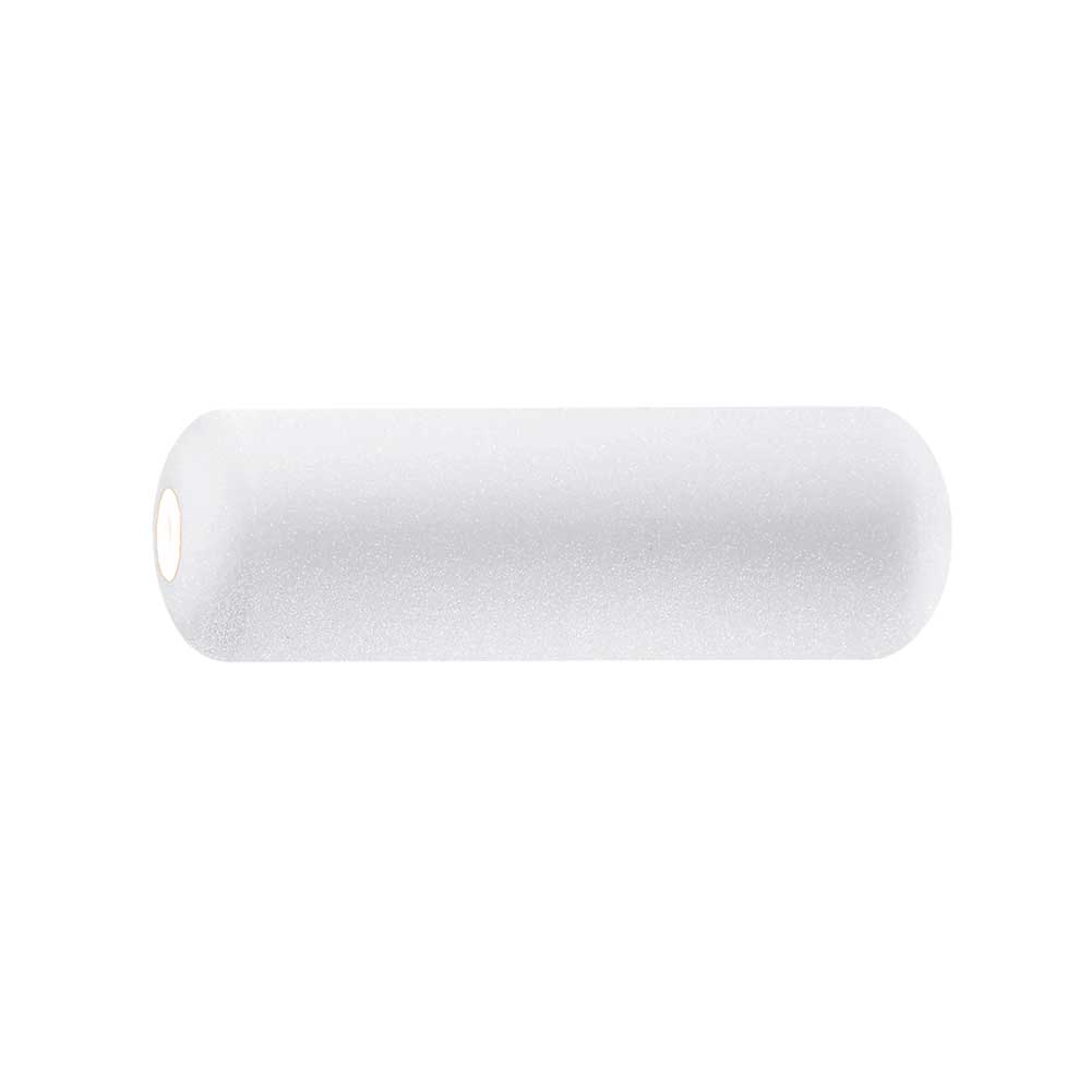 walze_schaum-fein Lackierwalze 11 cm weiss, Schaum superfein, beidseitig rund 10 Stk.