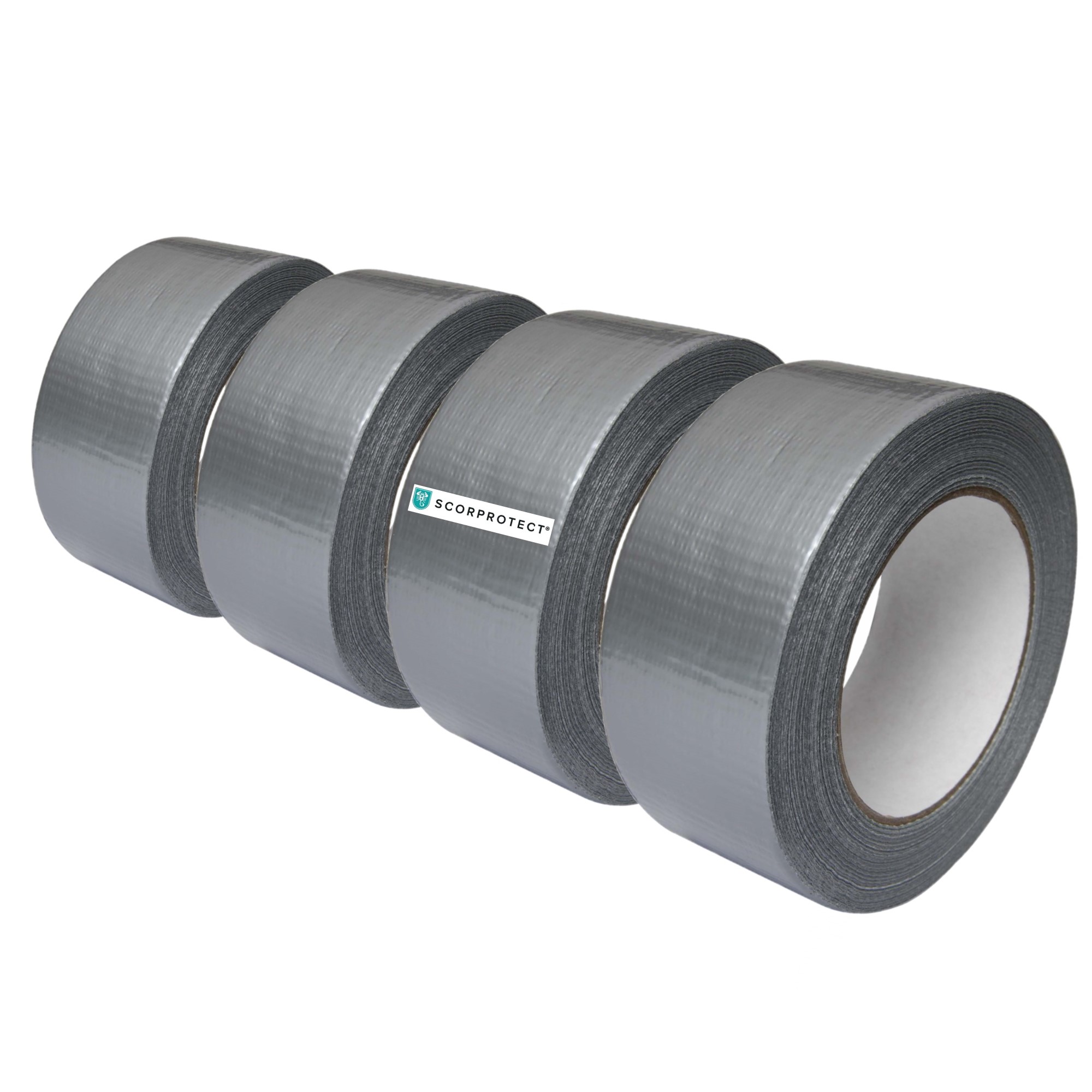 Unbenannt1nDGfIJrHeyVBe 4x Stark klebendes und hochflexibles Gewebeklebeband silbergrau Panzertape Gaffaband zum Reparieren