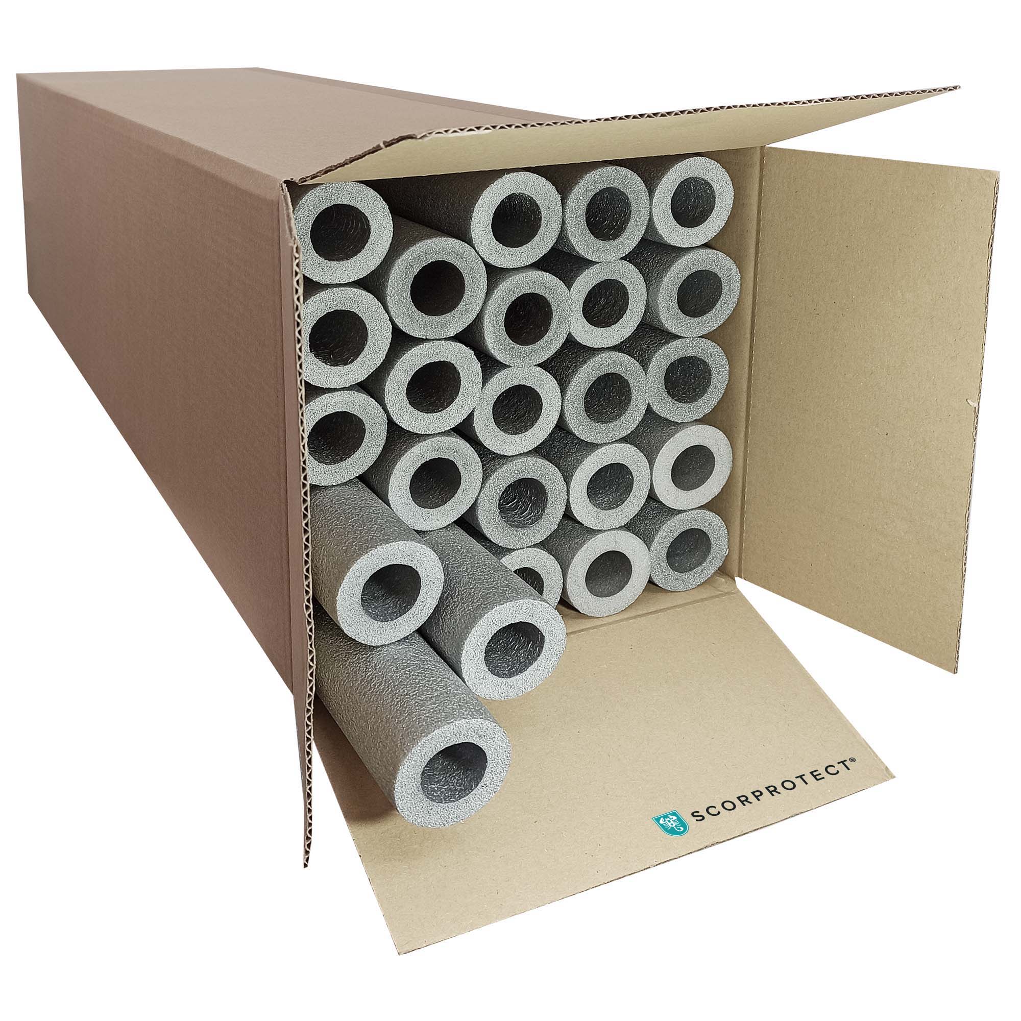 PE Rohrisolierung geschlitzt 1 m ganzer Karton Farbe grau 28 mm x 13 mm PE Rohrisolierung geschlitzt 1 m ganzer Karton Farbe grau 28 mm x 13 mm