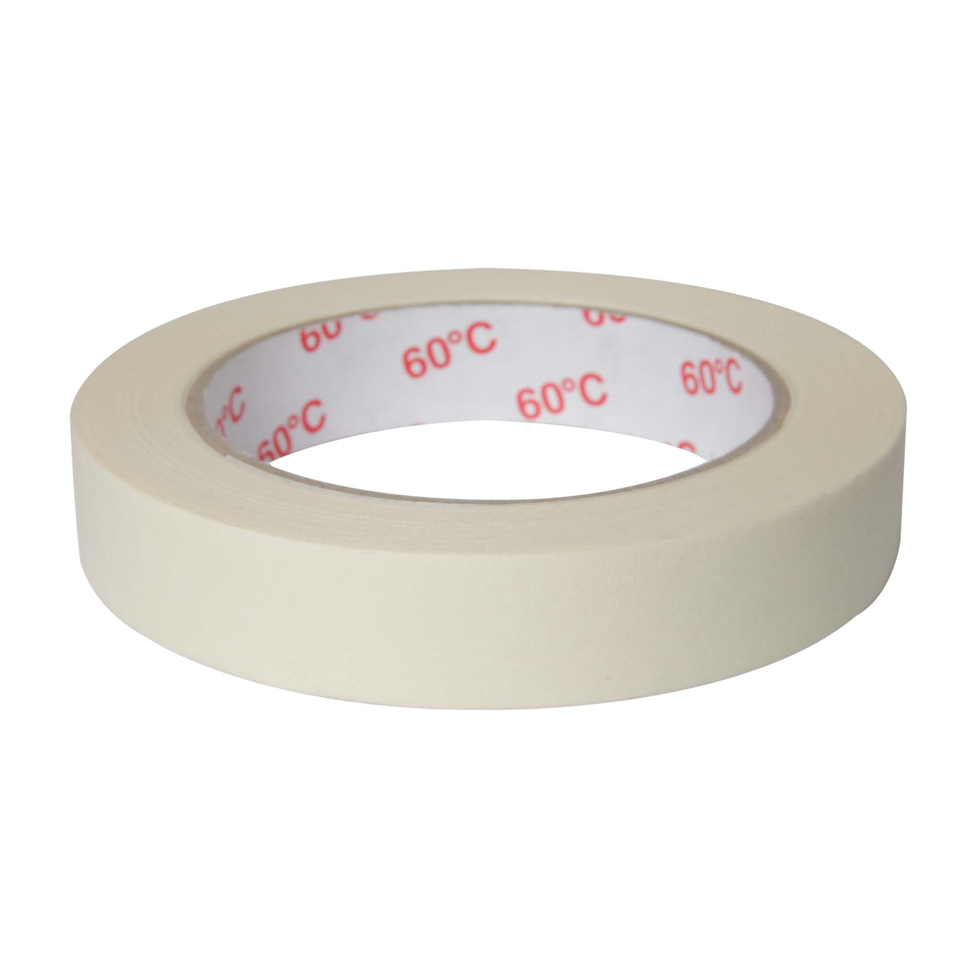 Kreppklebeband-19-liegend Kreppband Profi Maler-Krepp für den Innenbereich 19 mm x 50 m