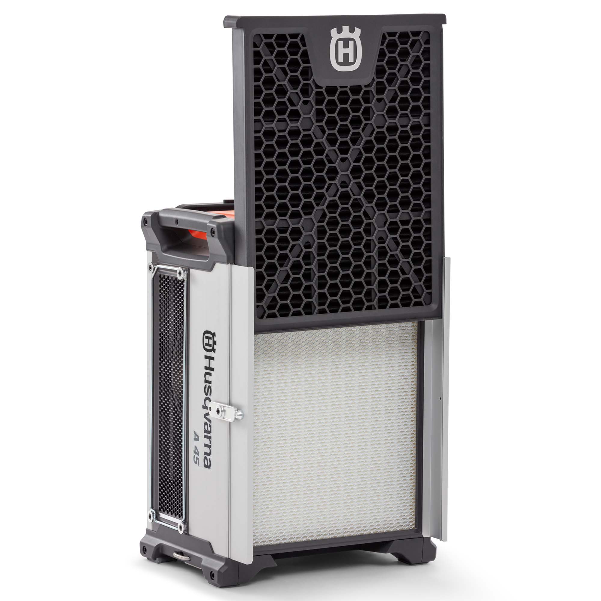 HEPA 13 Filter für Bau-Luftreiniger Husqvarna A45 von vorn