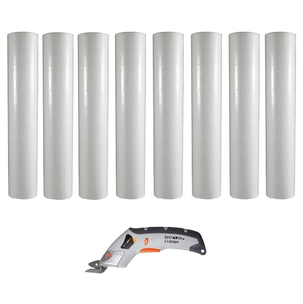 Vorteil_Paket_10eh1eZL7awQrnq Vorteil Abdeckvliespaket 10 Abdeckvlies weiß selbstklebend + Akku-Schere