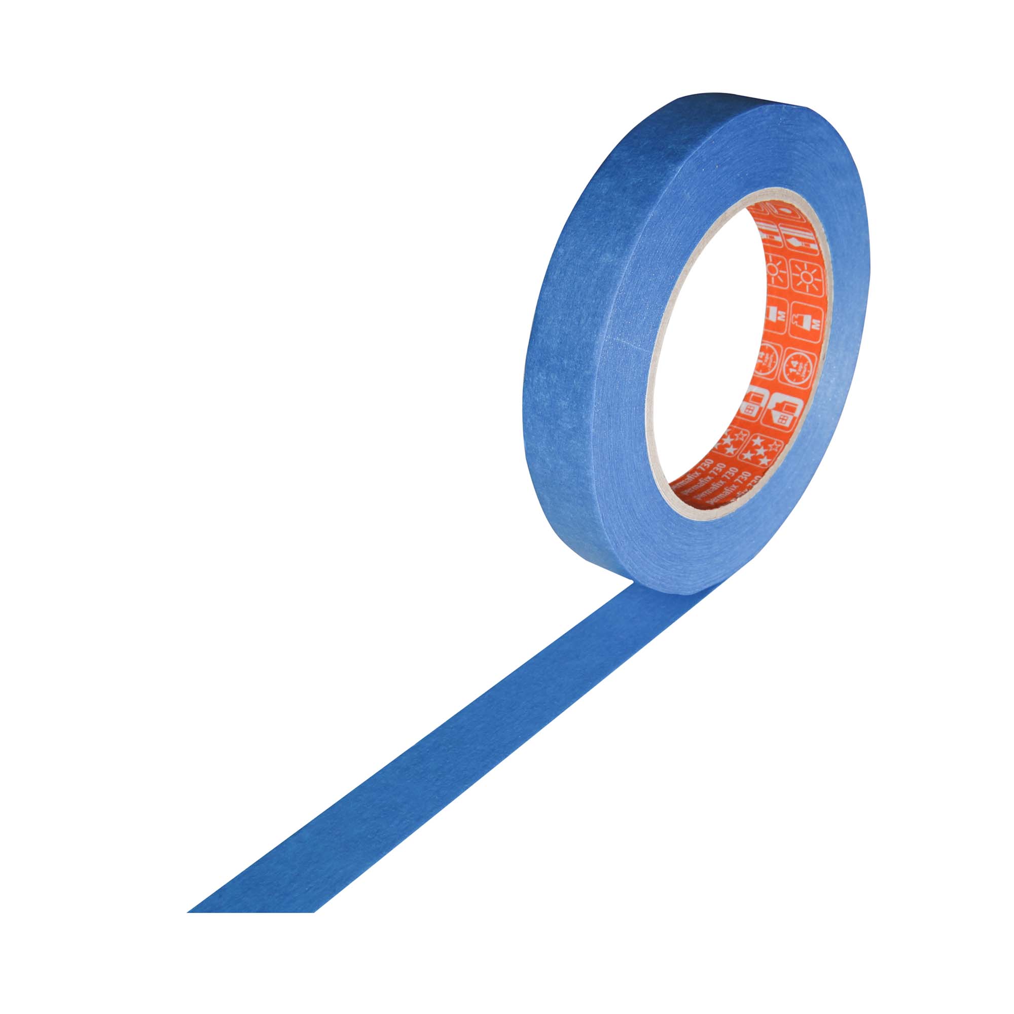 UVblauausgerollt Maler Abdeckband UV 19 mm x 50 m blau
