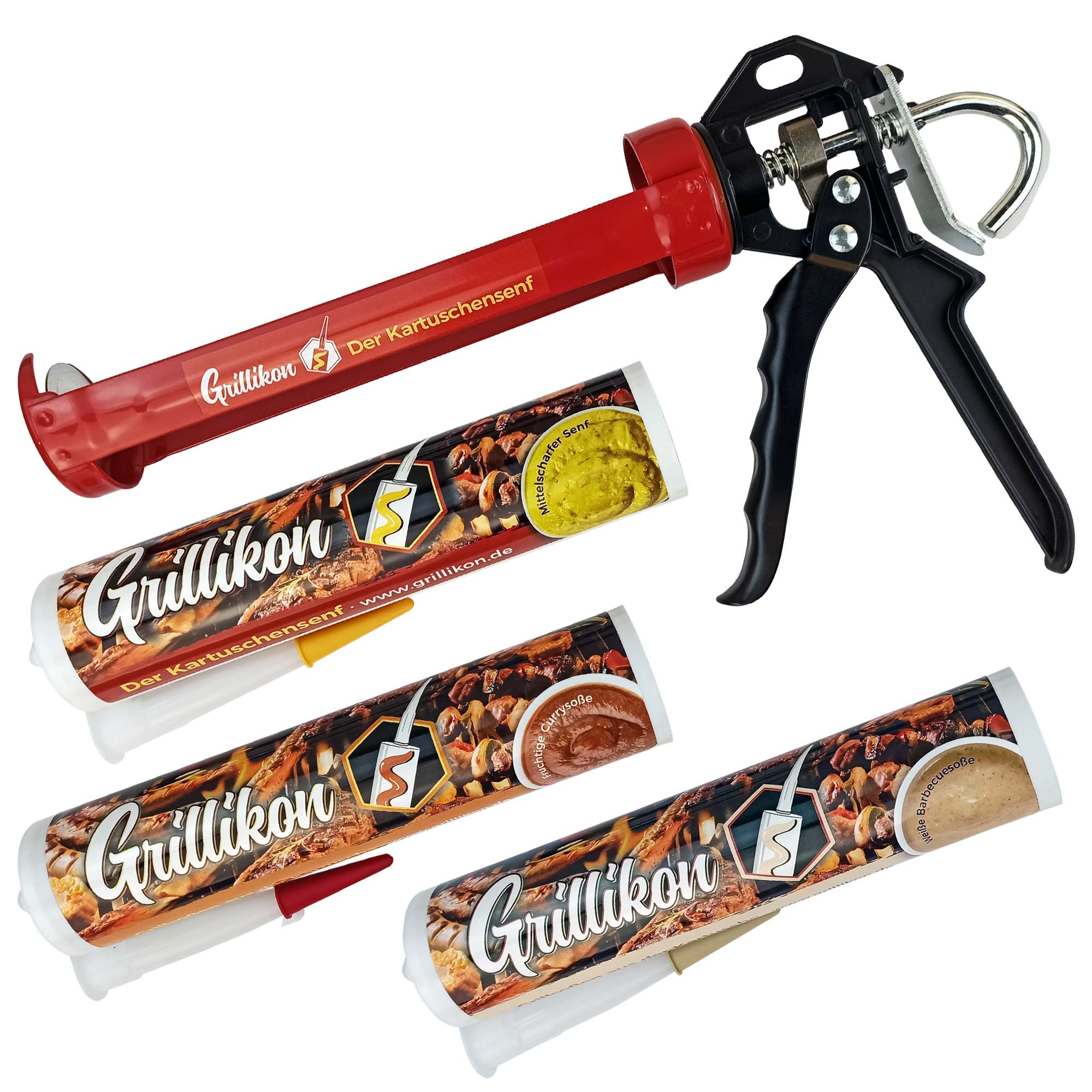 Grillikon Kartuschen BBQ Soße Hell In Der Standardkartusche 300 Ml
