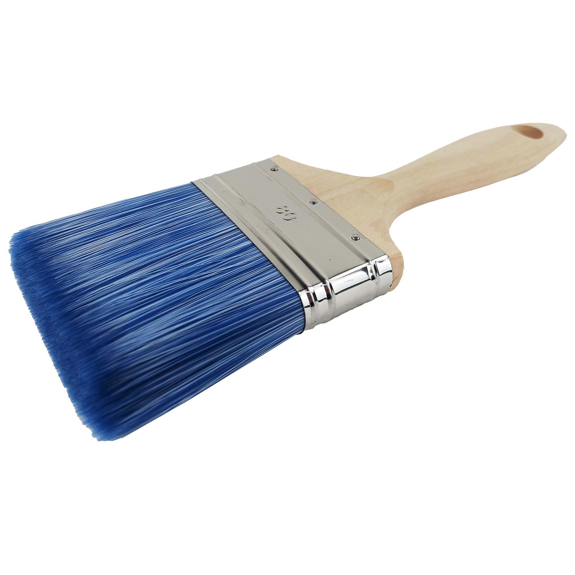 SolidPro L Flachpinsel 80 mm mit Hartholzstiel Kunstborste 9. Stärke für feine Lackierarbeiten SolidPro L Flachpinsel 80 mm mit Hartholzstiel Kunstborste 9. Stärke für feine Lackierarbeiten