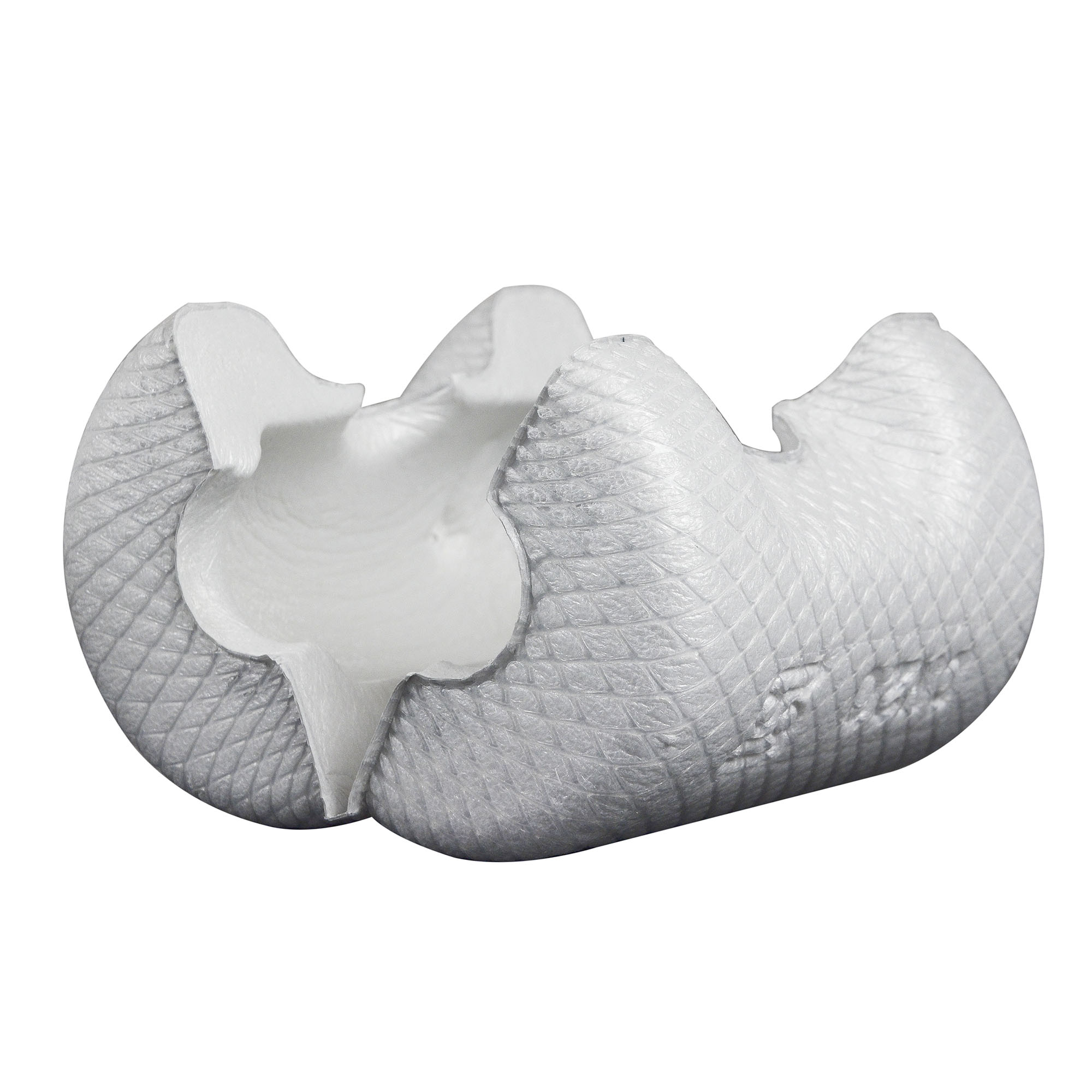 Dammkappe_3_4P5Poln7AmyVHB PE Dämmkappe B1 hellgrau für Kugelhahn kurzer Spindel