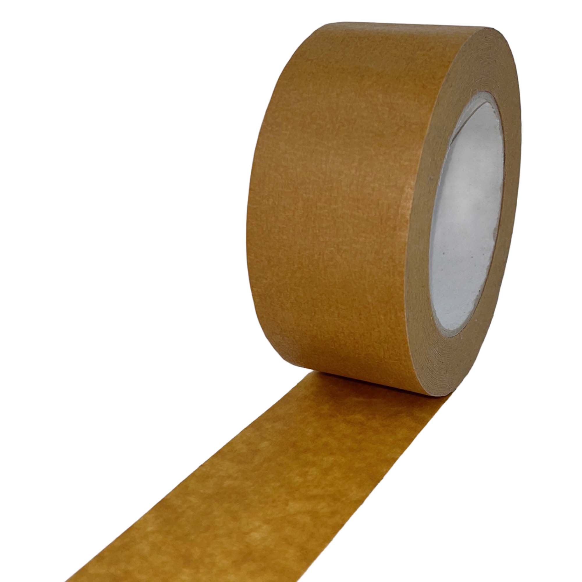 Rolle Zero Dust Kreppband Extrem 120°C, Abdeckband 50 mm x 50 m in Braun, wasserfest und hitzebeständig für Lackier- und KFZ-Arbeiten