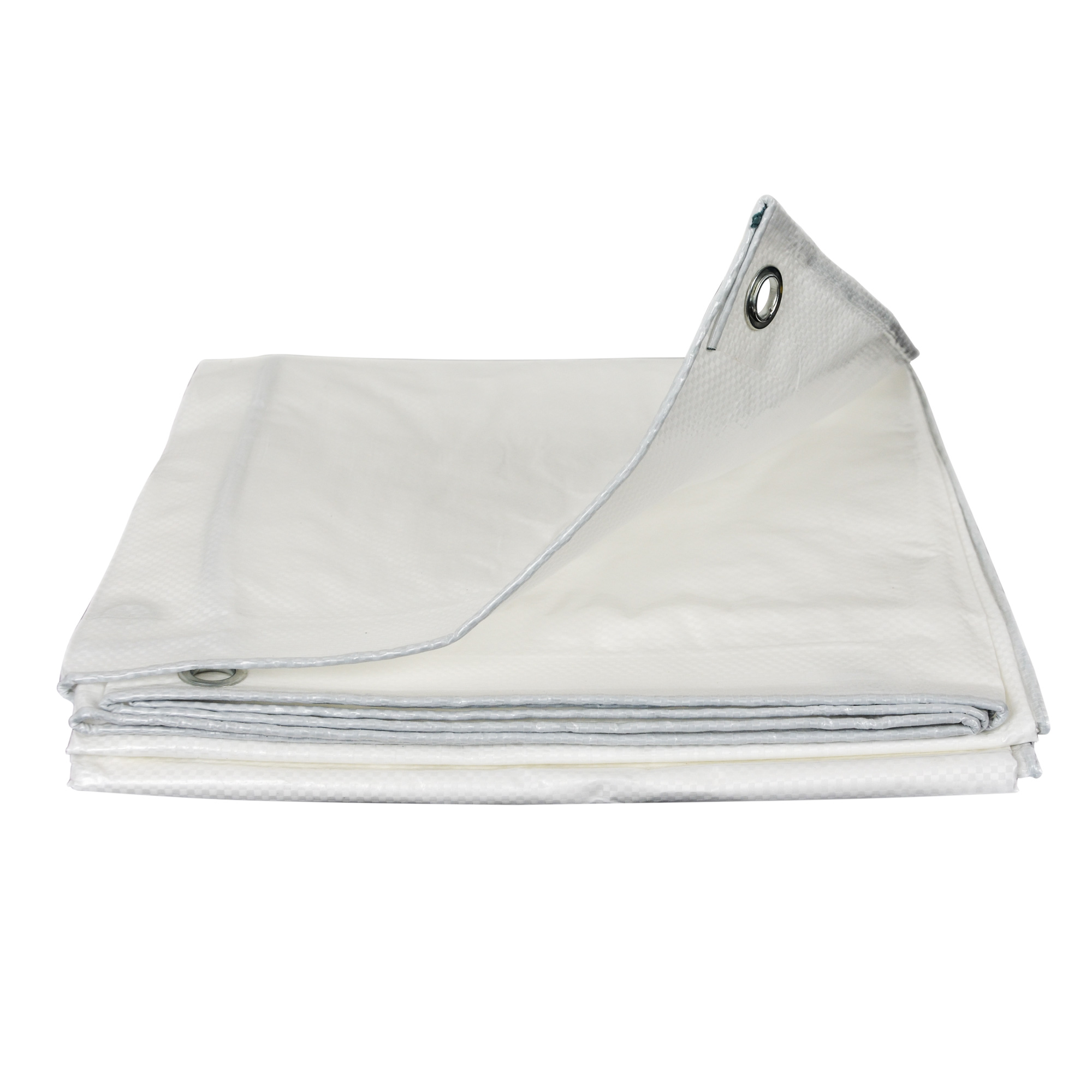 Gewebeplane_mit_Ose_3_web PE-Gewebeplane 4 m x 6 m mit Ösen naturweiss 160 g/m²