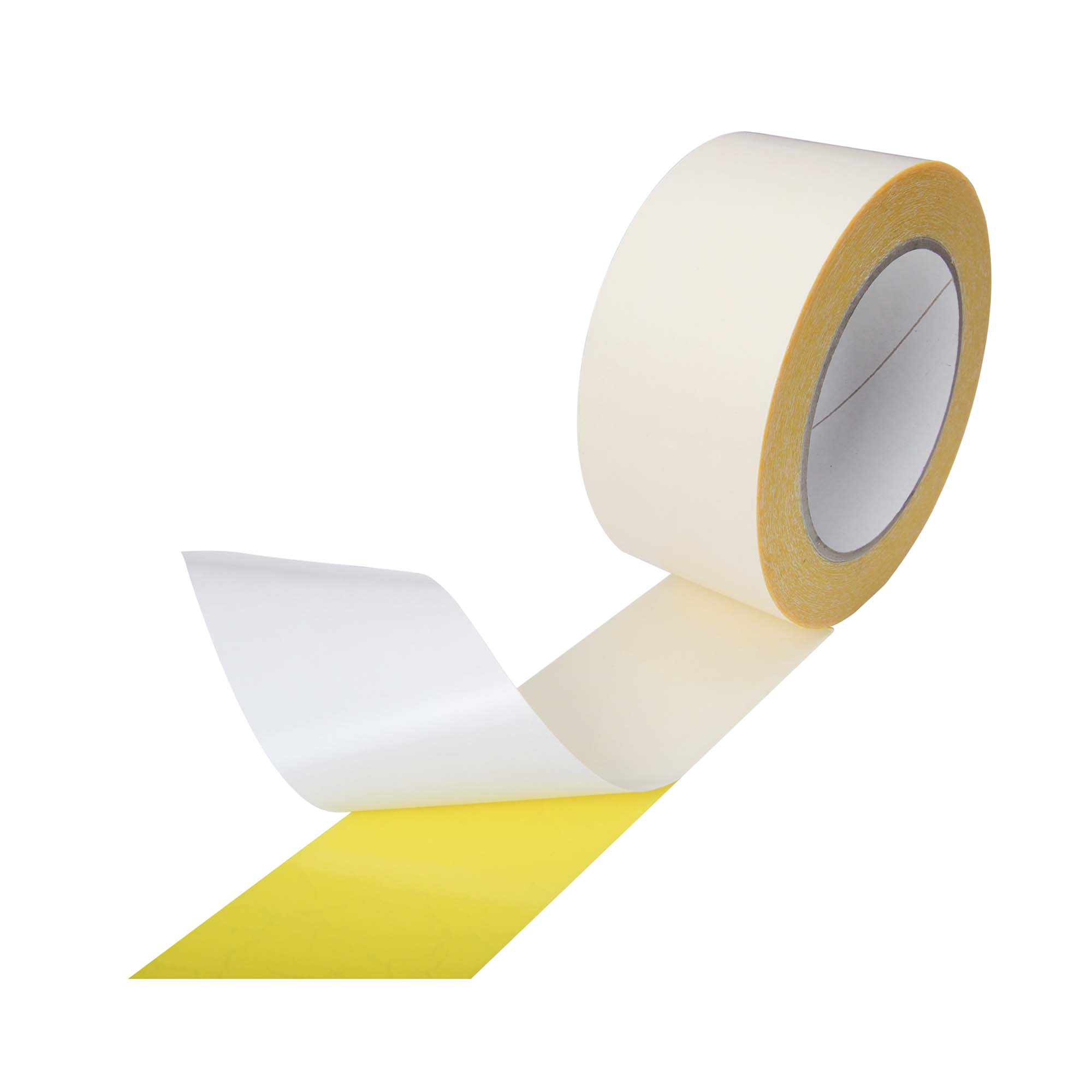 Doppeltape-ausgerollt Doppelseitiges Klebeband Staubschutztüren Rolle 50 mm x 25 m