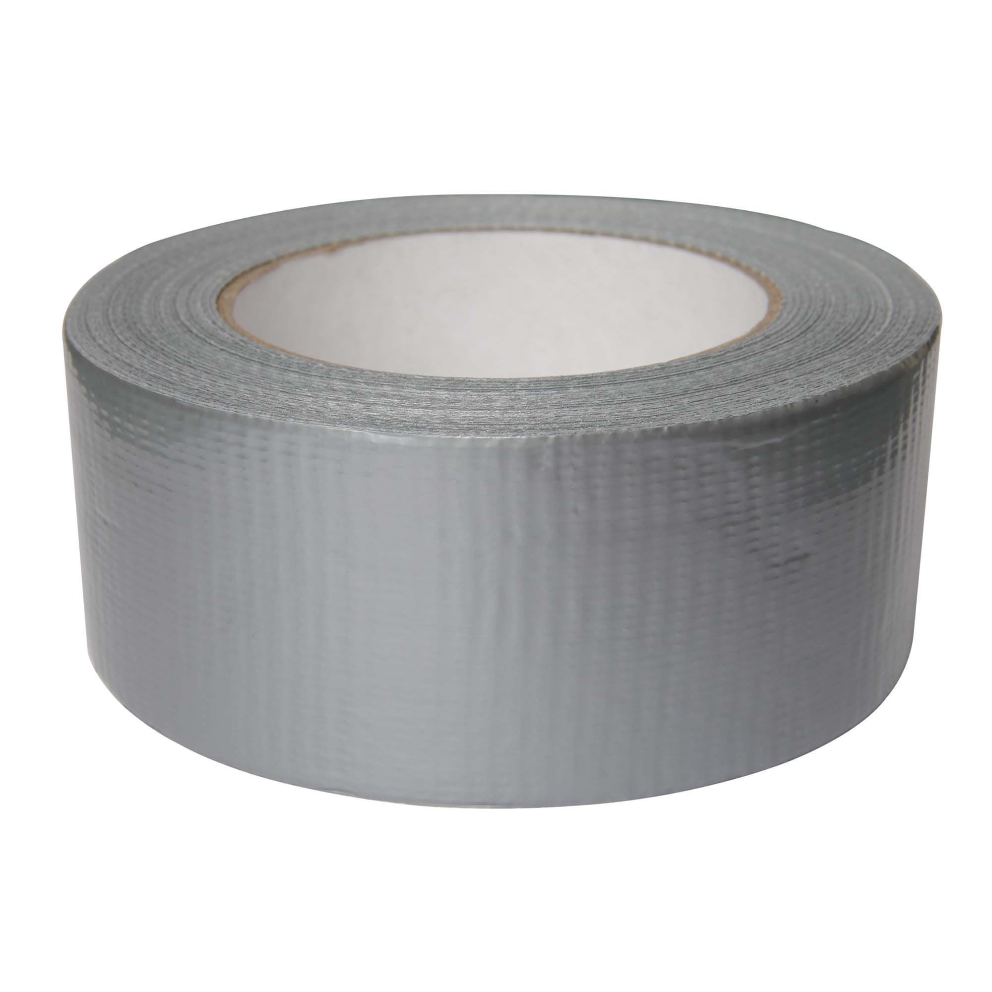 Gewebeklebeband-silber-liegend Gewebeklebeband silbergrau Panzertape Gaffaband Panzerband 48 mm x 50 m