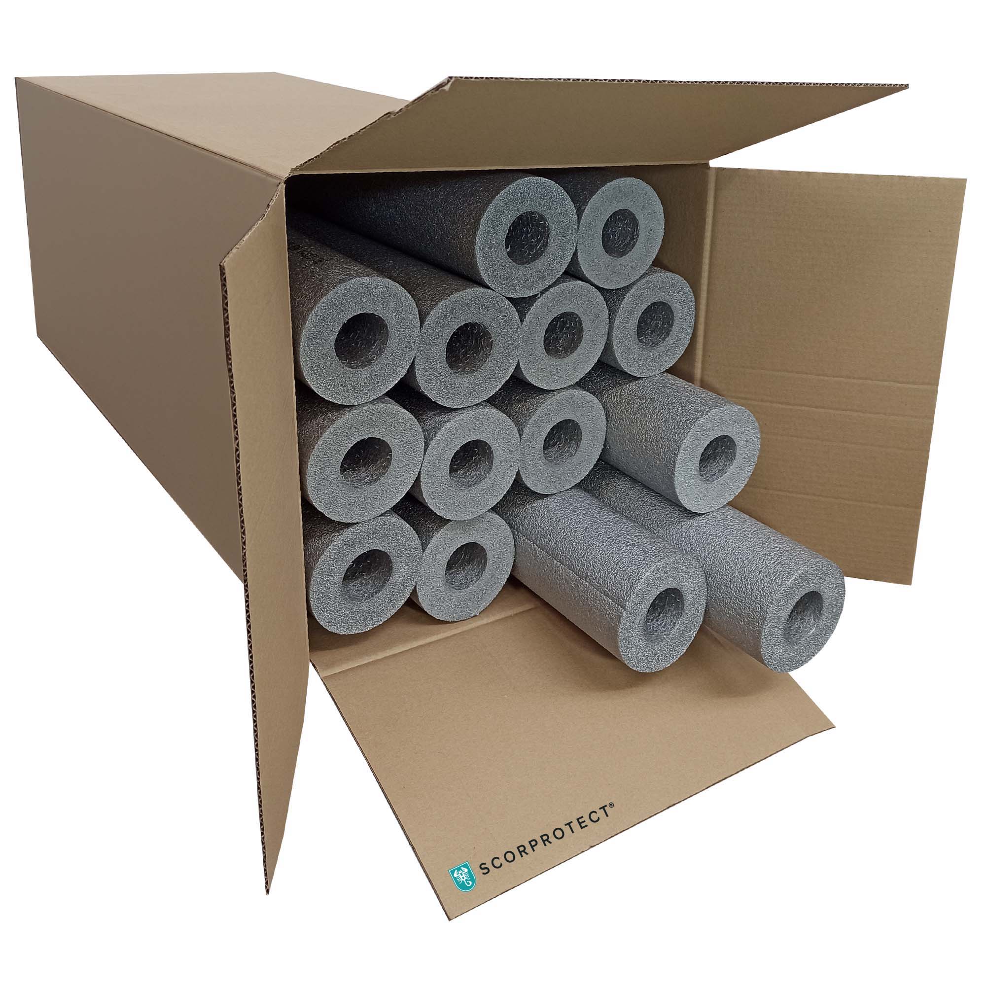 PE Rohrisolierung geschlitzt 1 m ganzer Karton Farbe grau 42 mm x 30 mm PE Rohrisolierung geschlitzt 1 m ganzer Karton Farbe grau 42 mm x 30 mm