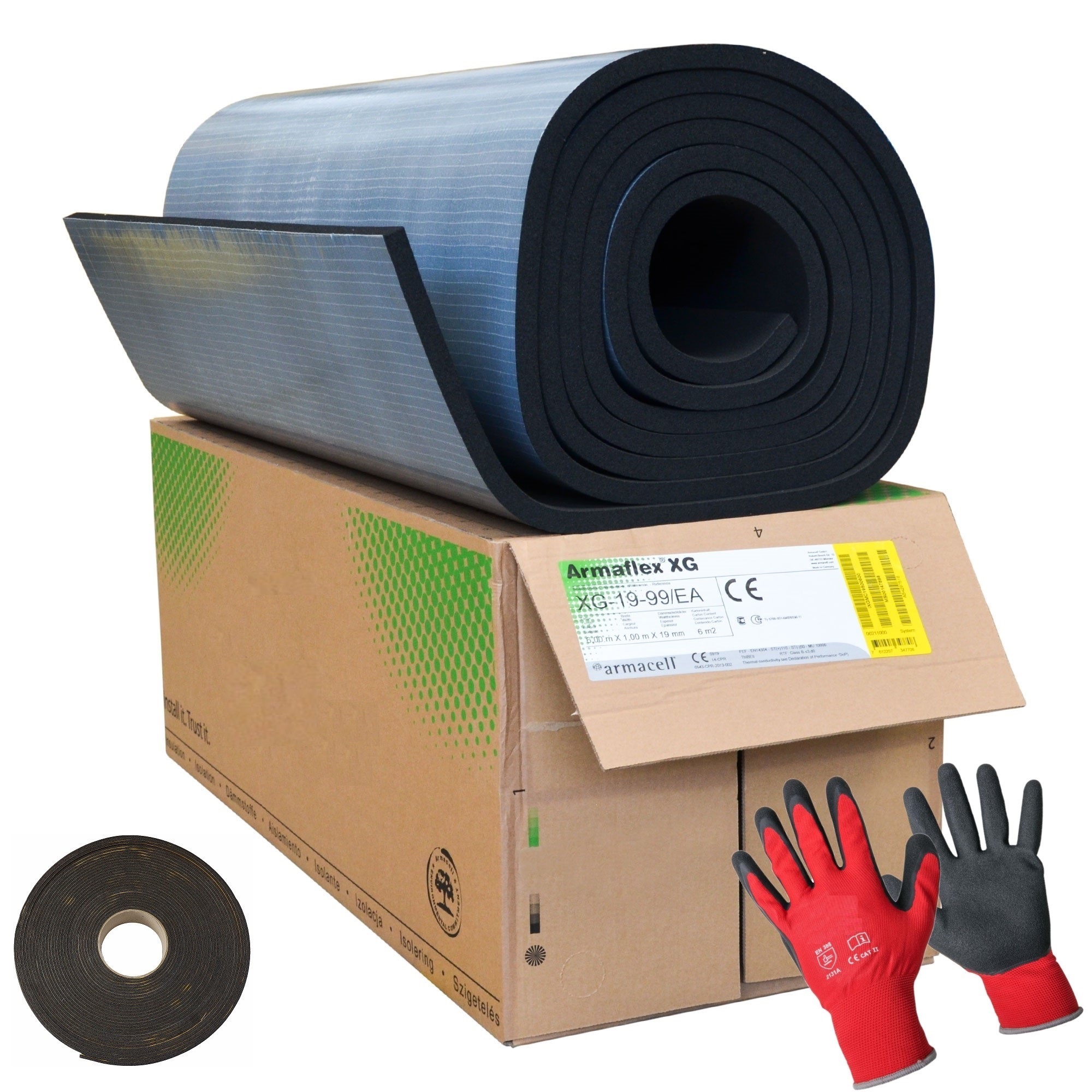 Camper-Hanschuhe original Armaflex XG Armacell Camper-Ausbau-Set Standard + Handschuhe