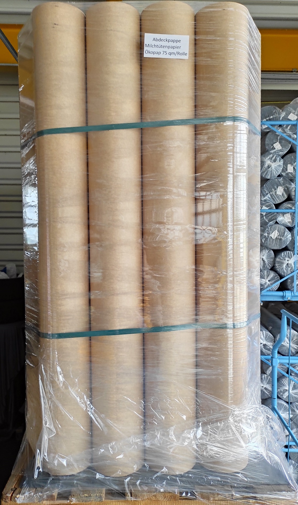 Okopap2_web Ökopap Abdeckpappe 75 qm Rolle braun/weiß 200 gr./m² umweltfreundlich