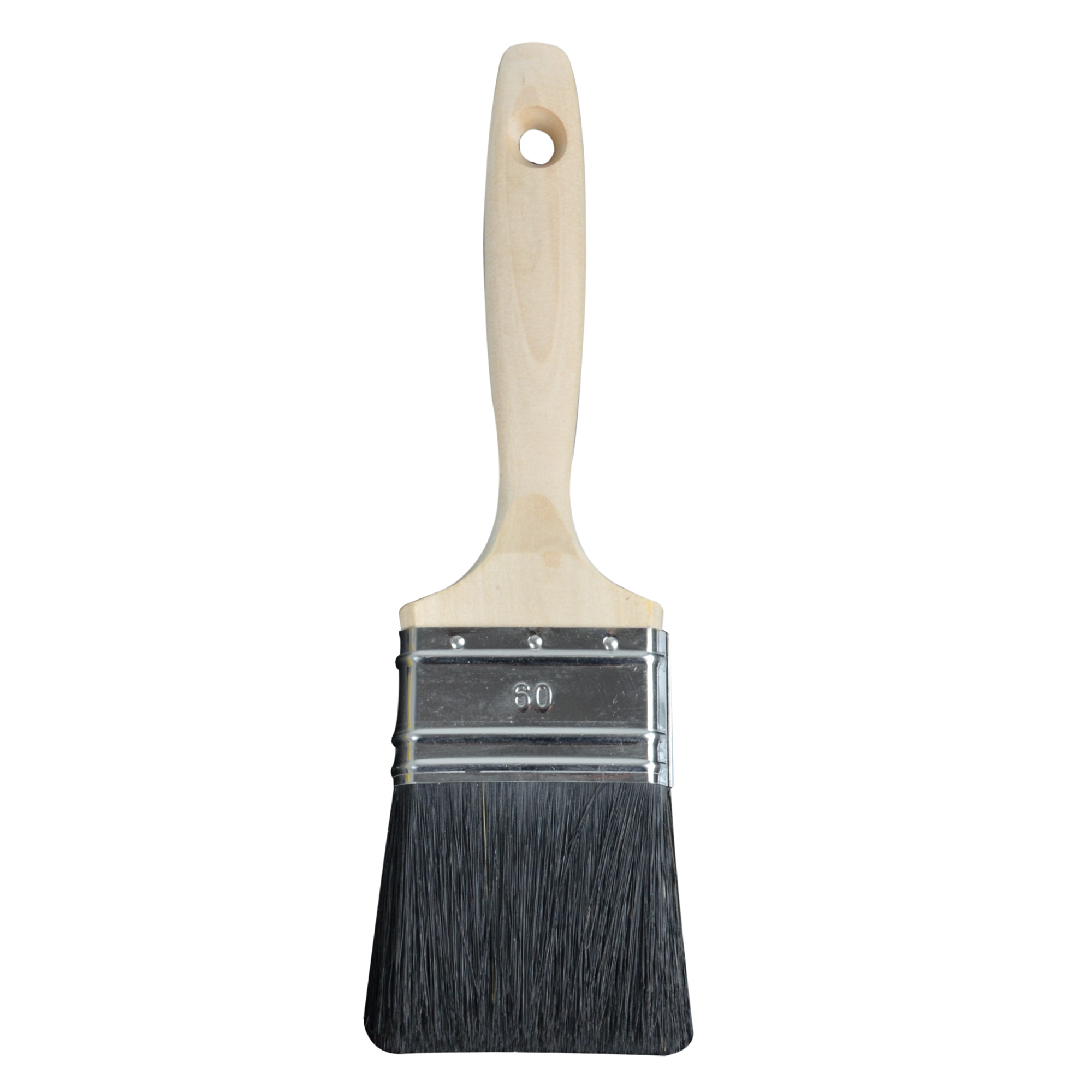 ZD_81133010_Flachpinsel_schwarz_breit_1_web Flachpinsel 60 mm 9. Stärke Naturborste 80% Tops BLACKLINE