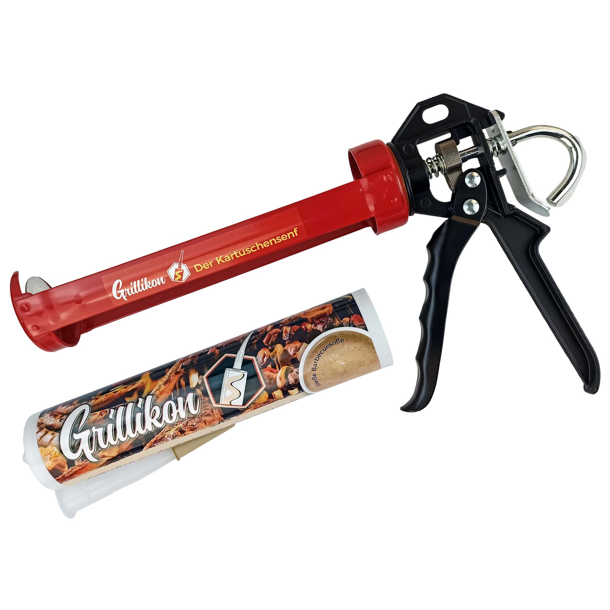 Grillikon Kartuschenbarbecue Set mit Kartuschenpresse Grillikon Kartuschenbarbecue Set mit Kartuschenpresse
