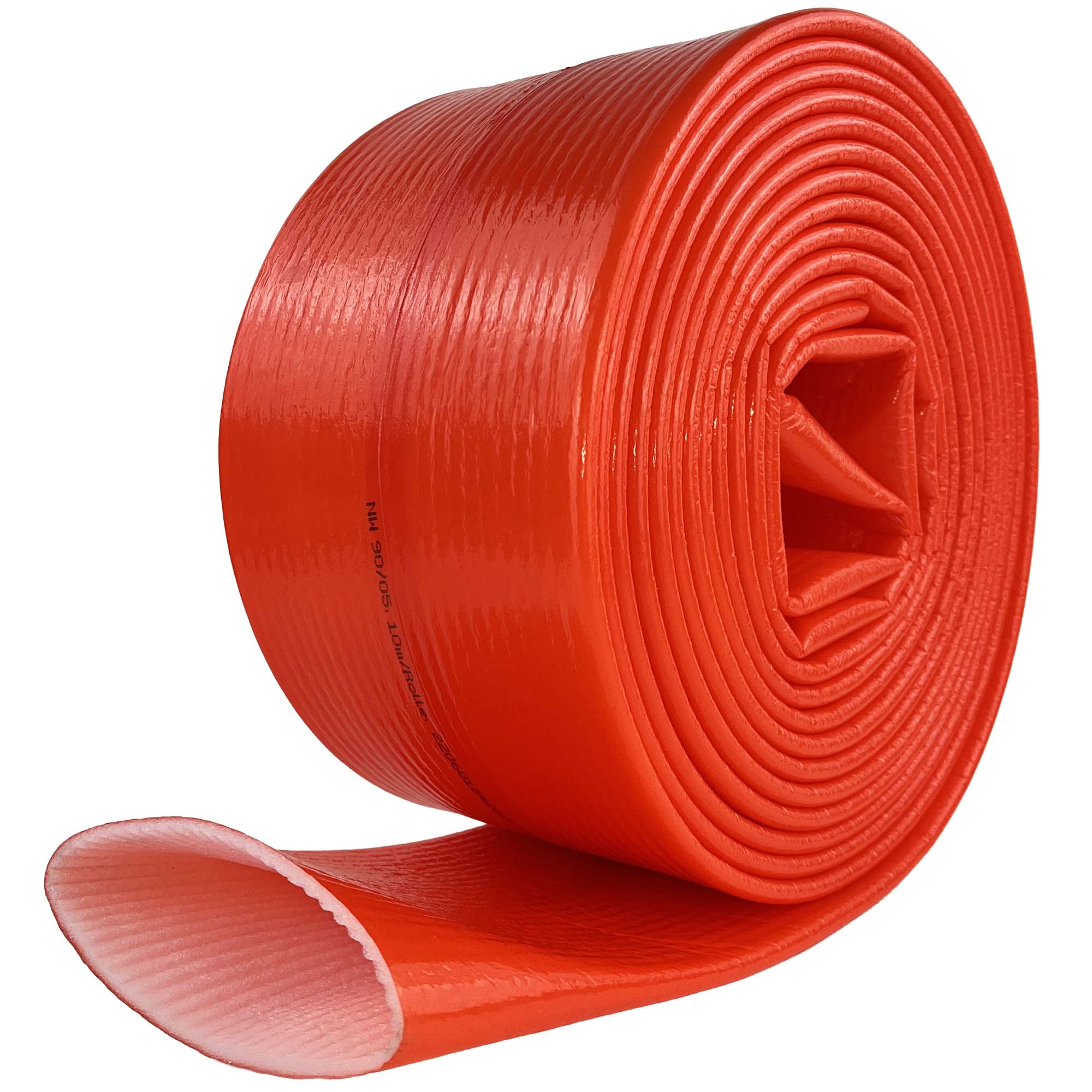 Scorprotect® PE-Isolierschutzschlauch für Abwasser mit Riffelschaum 10 m Rolle rot 5 mm