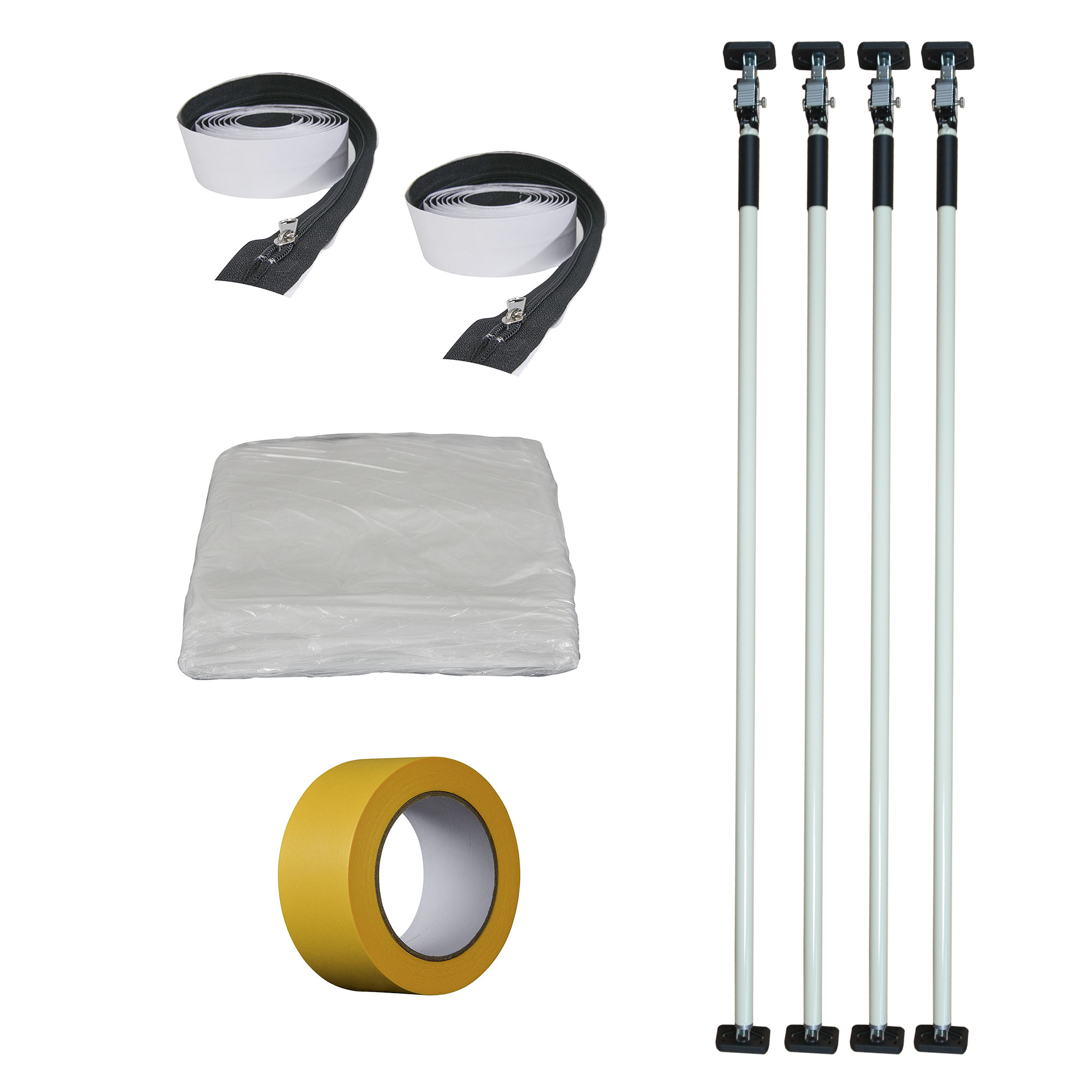 Staubschutzwand_Renoset_weiss Staubschutzwand Set "Renovierung" Höhe 3,60 m x Breite 5,00 m