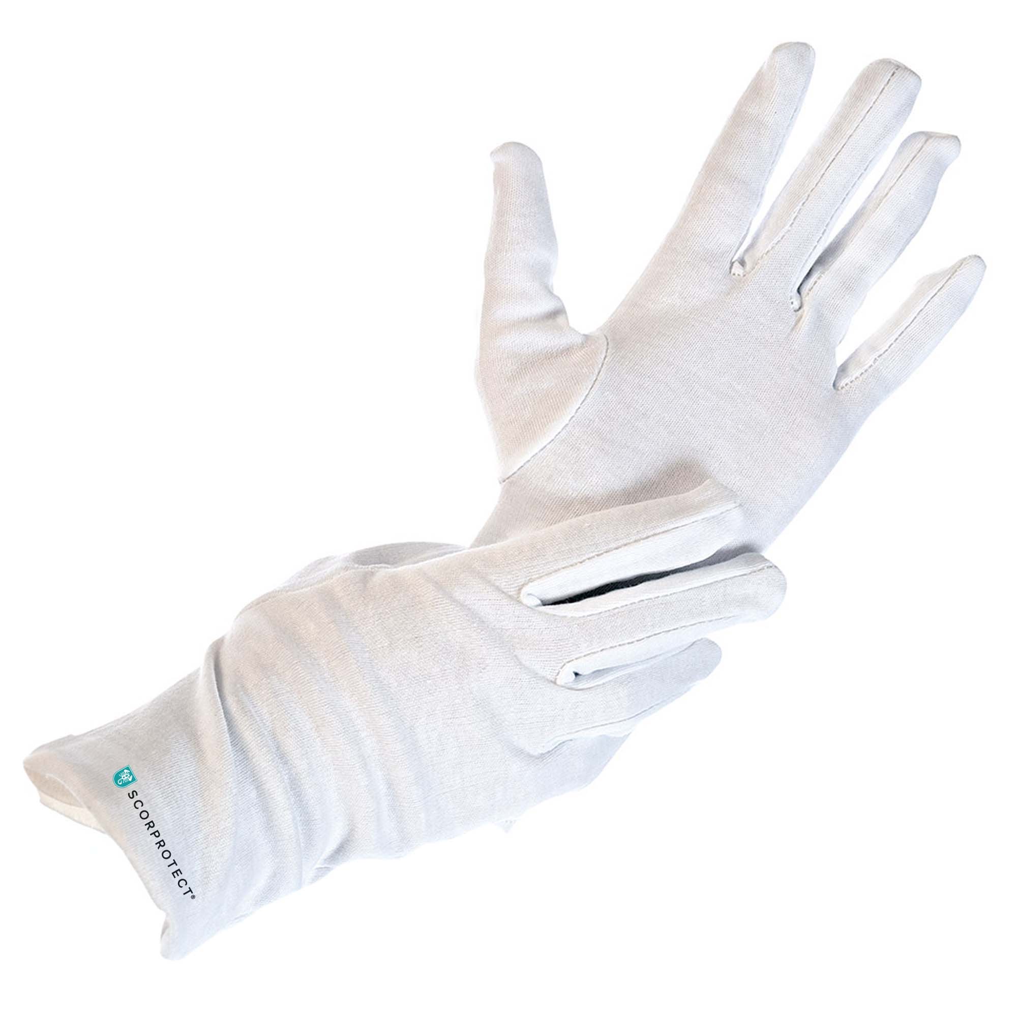 Baumwollhandschuhe Blanc weiß Größe XL Baumwollhandschuhe Blanc weiß Größe XL
