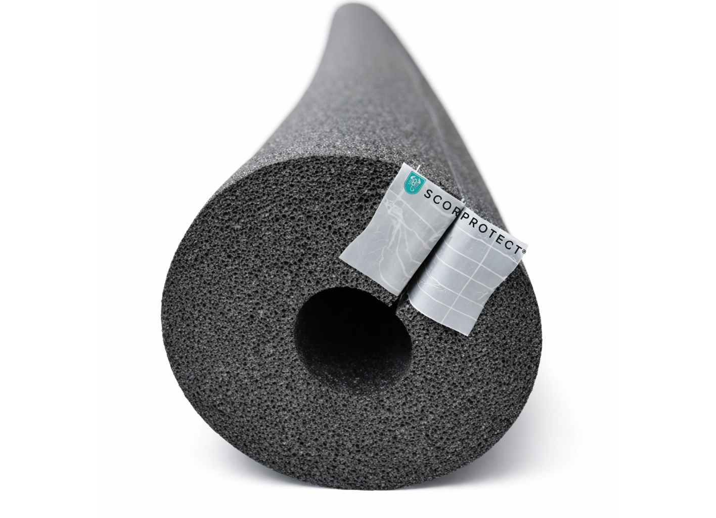 Selbstklebende Kautschuk Rohrisolierung 2m Stange Heizung Sanitär GRAU