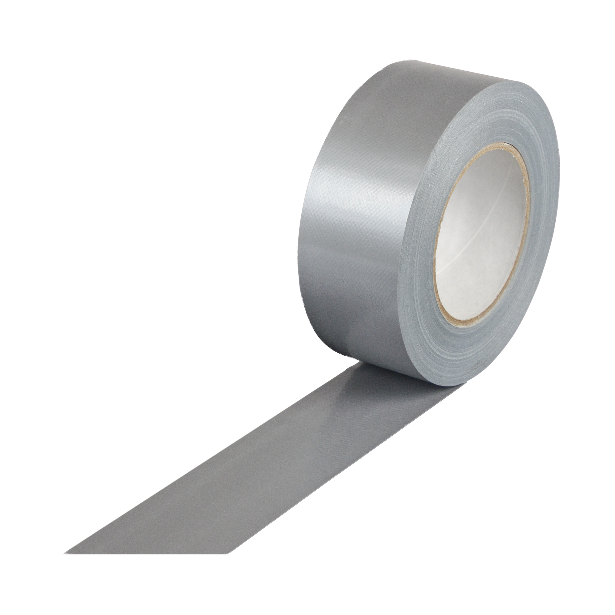 Gewe_plus_silber_ausgerollt_web Gewebeklebeband "Plus" silber Panzertape Panzerband 50 mm x 50 m