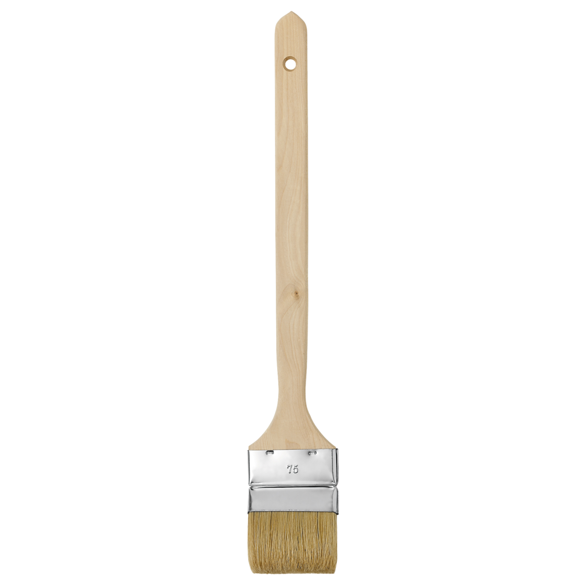 81852510_Pinsel_lang_web Eckenpinsel 75 mm 1. Stärke, Naturborste 70% Tops, hell